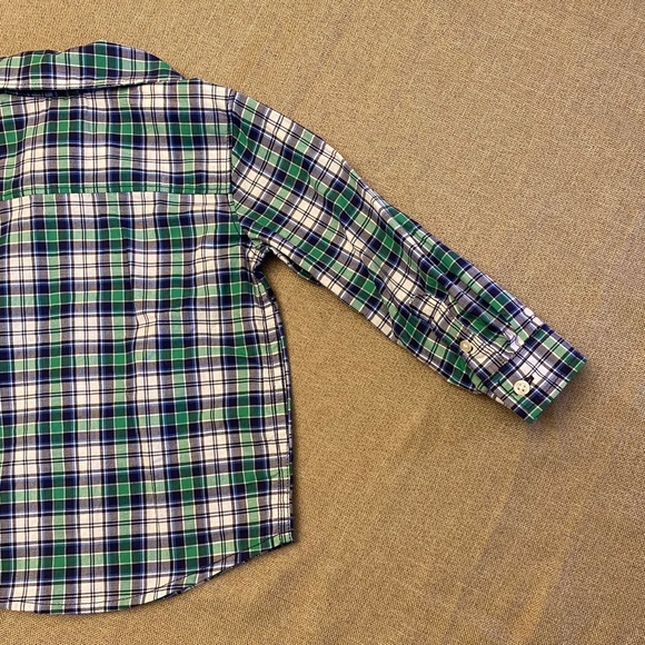 Carter's baby shirt size 24 months button down plaid dress casual shirt - Picture 2 of 10